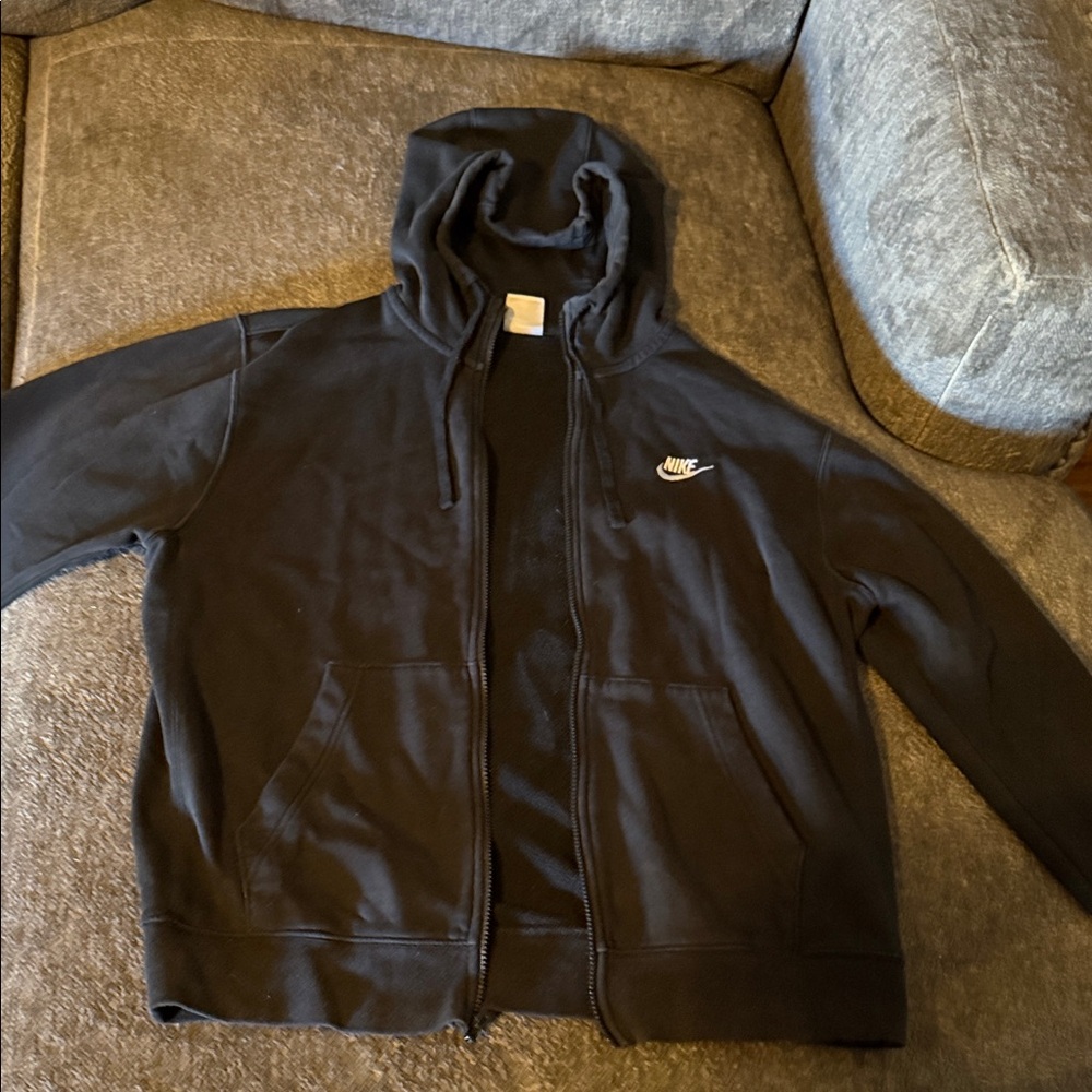 Nike Charcoal Full-Zip Hoodie